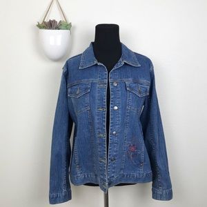 Half Moon Bay Rhinestone Jean Jacket